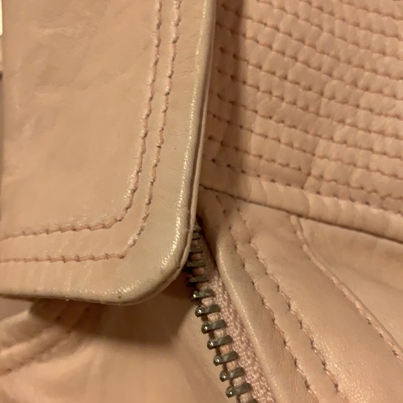 Danier Blush Pink Leather Jacket 2XS XXS - Picture 13 of 13